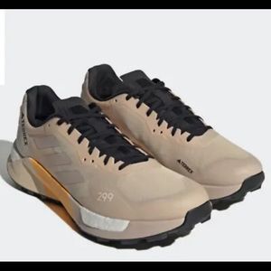 Adidas Terrex Agravic Ultra Trail Gray Solar Yellow, New With Box Size 7